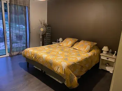 Un ou plusieurs lits dans un hébergement de l'établissement La halte chambre chez l habitant