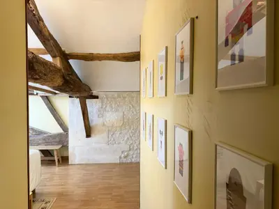 Un ou plusieurs lits dans un hébergement de l'établissement Le Relais de Saint-Preuil, The Originals Relais Vignes du Cognac