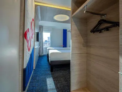 Un ou plusieurs lits dans un hébergement de l'établissement ibis Styles La Rochelle Centre Vieux Port