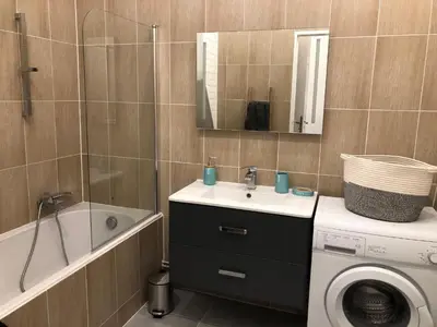 Salle de bains dans l'établissement Residence Pasteur Angouleme