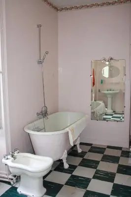 Salle de bains dans l'établissement DOMAINE de la BORLIERE
