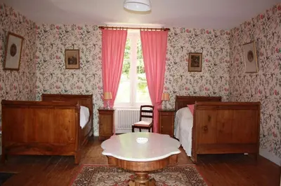 Coin salon dans l'établissement DOMAINE de la BORLIERE