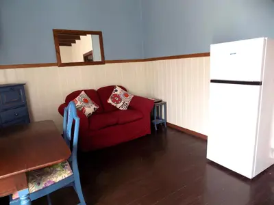 Cuisine ou kitchenette dans l'établissement La maisonnette