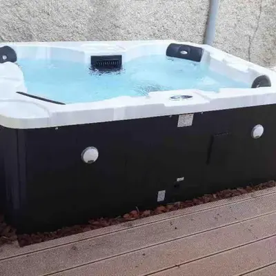 An authentic experience with spa in the center