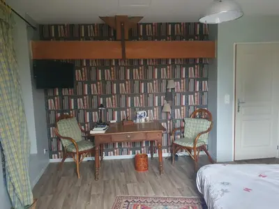 Bibliothèque dans le B&B/chambre d'hôtes