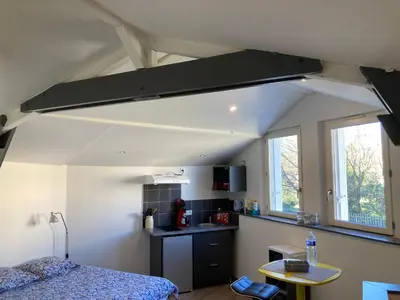 Cuisine ou kitchenette dans l'établissement Studio Cosy