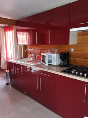 Cuisine ou kitchenette dans l'établissement Gite de Haute Saintonge à Crazannes