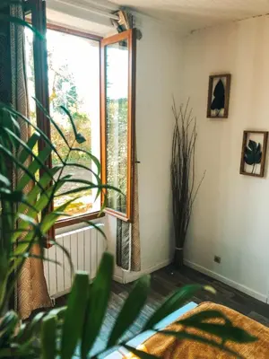 Plan de l'établissement chambre double avec salle de bain privative