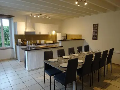 Cuisine ou kitchenette dans l'établissement Le Cottage de Paul et Angéline