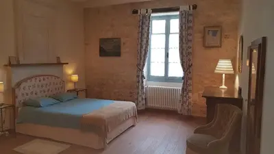 Un ou plusieurs lits dans un hébergement de l'établissement Gite du Château de Pernan