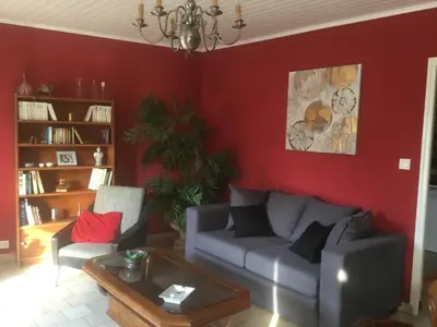 Coin salon dans l'établissement Le 5 d'Abel