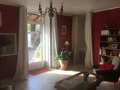 Coin salon dans l'établissement Le 5 d'Abel