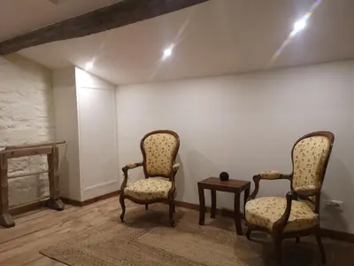 Coin salon dans l'établissement La Maison Verger