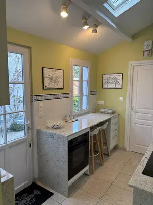 Cuisine ou kitchenette dans l'établissement Villa Fleur de Sel