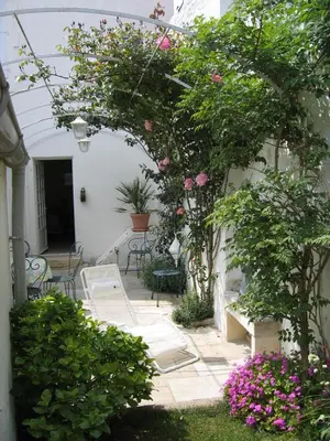 Jardin de l'établissement Villa Fleur de Sel
