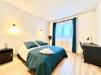 Un ou plusieurs lits dans un hébergement de l'établissement Stay house to Poitiers