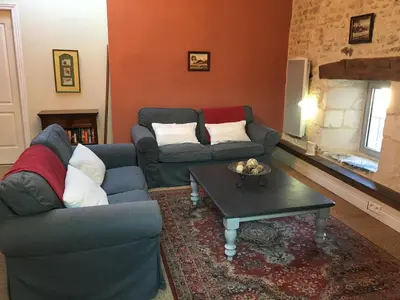 Coin salon dans l'établissement Apart d'Arc
