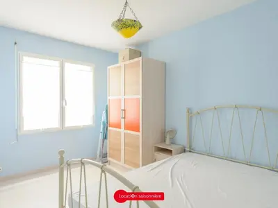 Un ou plusieurs lits dans un hébergement de l'établissement T3 pour 4 personnes avec balcon à Châtelaillon-Plage - FR-1-258-186
