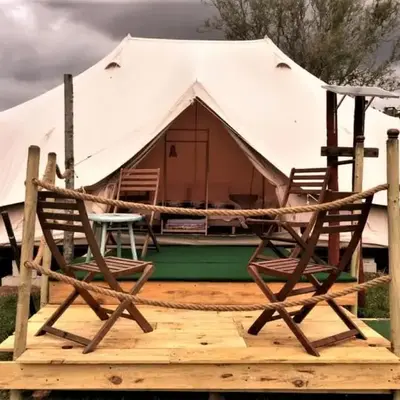 French Fields Luxury Glamping Twin Emperor Tent
