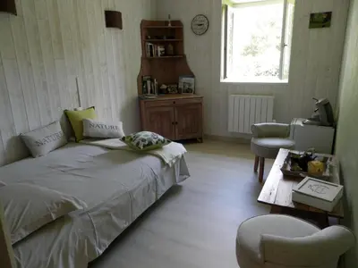 Un ou plusieurs lits dans un hébergement de l'établissement Au pré du Mignon aux portes du Marais Poitevin