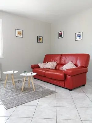 Coin salon dans l'établissement Le 32