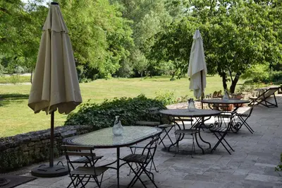 Jardin de l'établissement Moulins de Clan