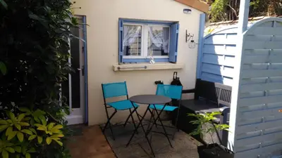 Balcon ou terrasse dans l'établissement Maisonnette Mimi