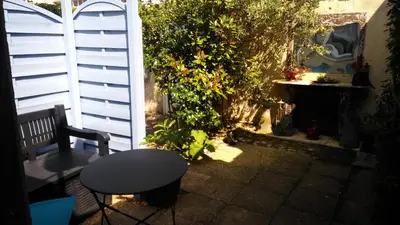 Balcon ou terrasse dans l'établissement Maisonnette Mimi