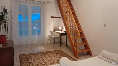 Un ou plusieurs lits dans un hébergement de l'établissement Domaine de Pelouaille - chambre d'hôtes