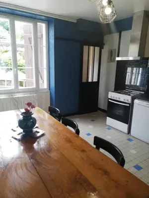 Cuisine ou kitchenette dans l'établissement gîte St Pierre