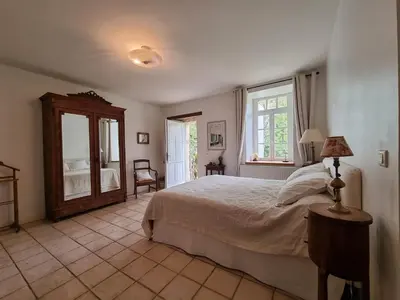 Un ou plusieurs lits dans un hébergement de l'établissement Chambre d'hôtes à Mignaloux-Beauvoir- le Thil
