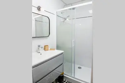 Salle de bains dans l'établissement L'Appart