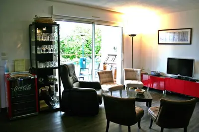 Coin salon dans l'établissement BonAbri Vacances - Chambres d'hôtes