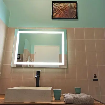 Salle de bains dans l'établissement Maison la grande serre