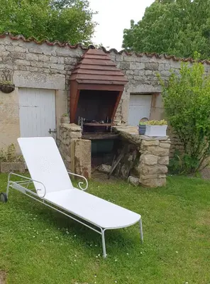 Jardin de l'établissement Chez Martine