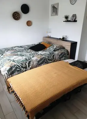 Un ou plusieurs lits dans un hébergement de l'établissement La Casita