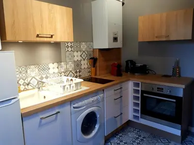 Cuisine ou kitchenette dans l'établissement Edouard Grimaux