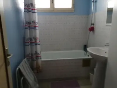 Salle de bains dans l'établissement La Pomponnette