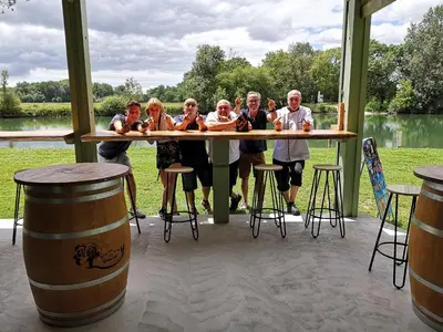 Clients de l'établissement Camping belle rivière