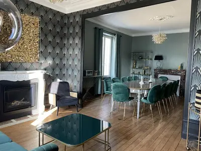 Coin salon dans l'établissement La Maison de Martha