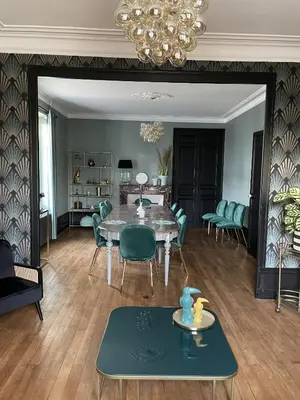 Coin salon dans l'établissement La Maison de Martha