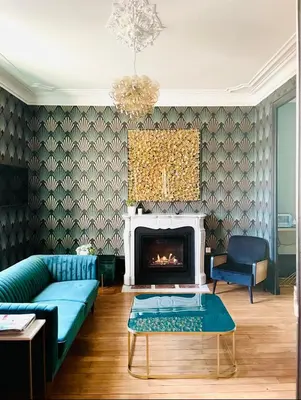 Coin salon dans l'établissement La Maison de Martha