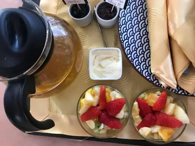 Nourriture dans le B&B/chambre d'hôtes ou à proximité