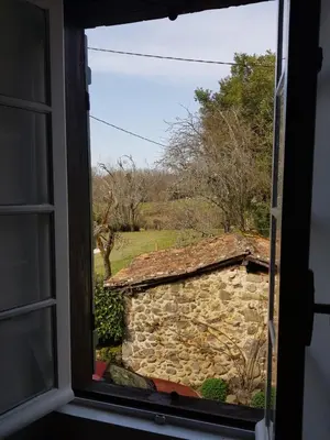Jardin de l'établissement Bay Cottage Gite, Busserolles.