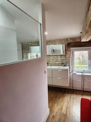 Cuisine ou kitchenette dans l'établissement Maison Laurenza La grande suite 1760