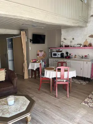Cuisine ou kitchenette dans l'établissement Halte vendéenne atypique