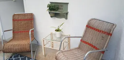 Coin salon dans l'établissement La maison de Louise