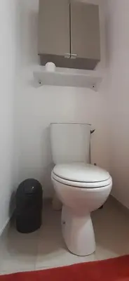 Salle de bains dans l'établissement Moulin de Ringère