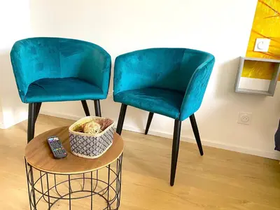 Coin salon dans l'établissement Bleu Soleil Rochefort 3 étoiles