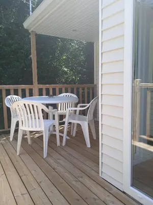 Balcon ou terrasse dans l'établissement Olydea le Lambon - Prailles-la-Couarde